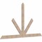 Ekena Millwork Saratoga Smooth Timber Gable Bracket, Douglas Fir, 108"W x 63"H x 1 1/2"D x 5 1/2"F, 14/12 Pitch GBW108X63X0206SAR00SDF - alternate 2
